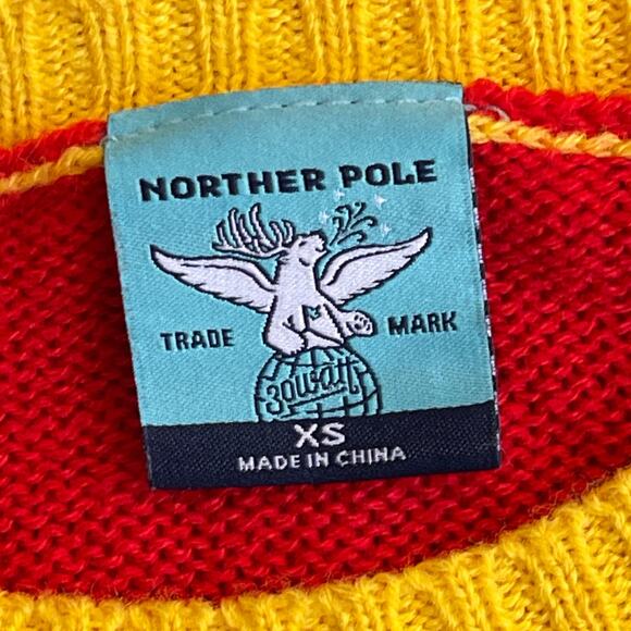 Norther Pole Kawaii Nutcracker Squirrel Ugly Christmas Sweater Size XS - Picture 4 of 5